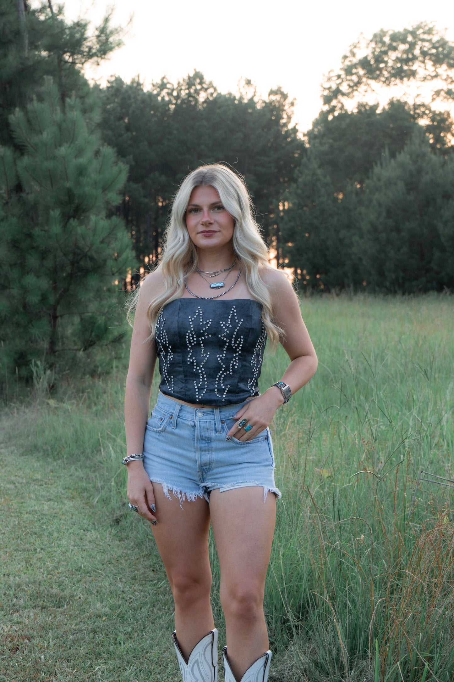 Rhinestone Cowgirl Corset