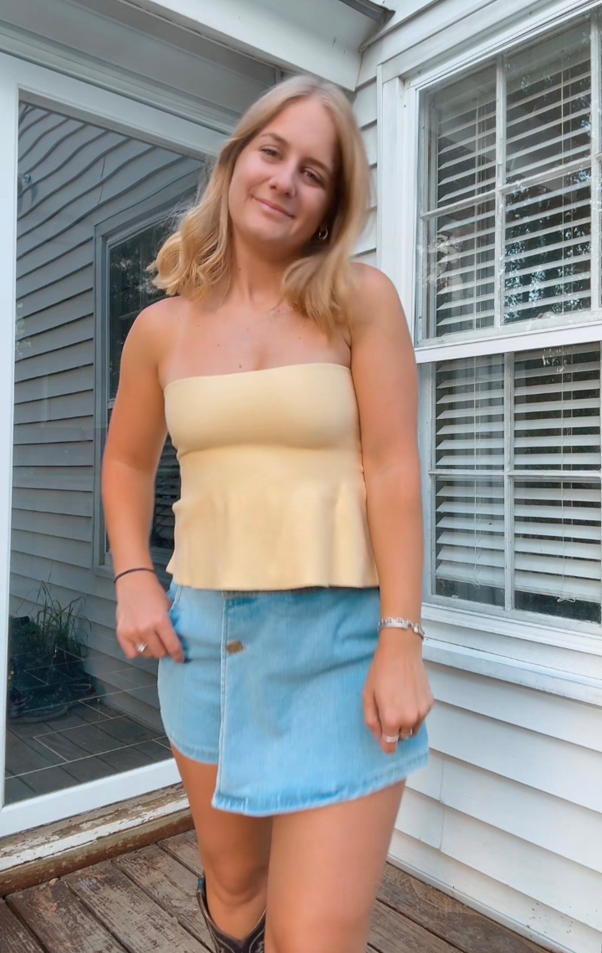 Butter Bliss Peplum Top