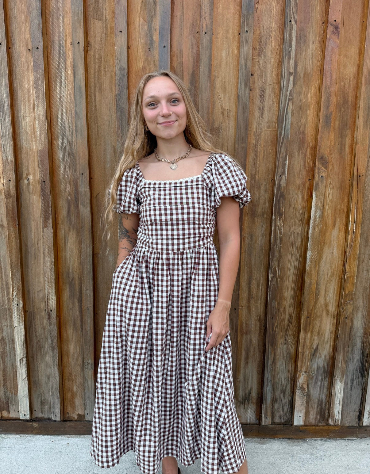 Gingham Darling Dress