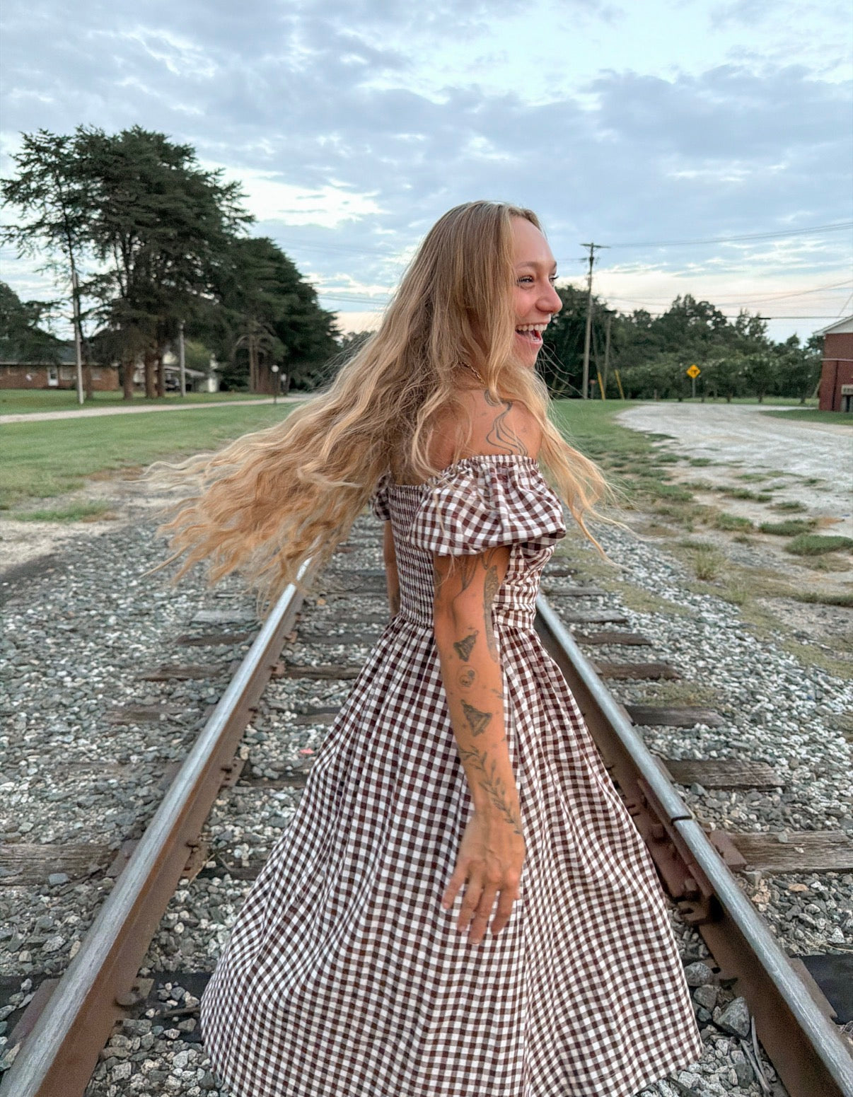 Gingham Darling Dress
