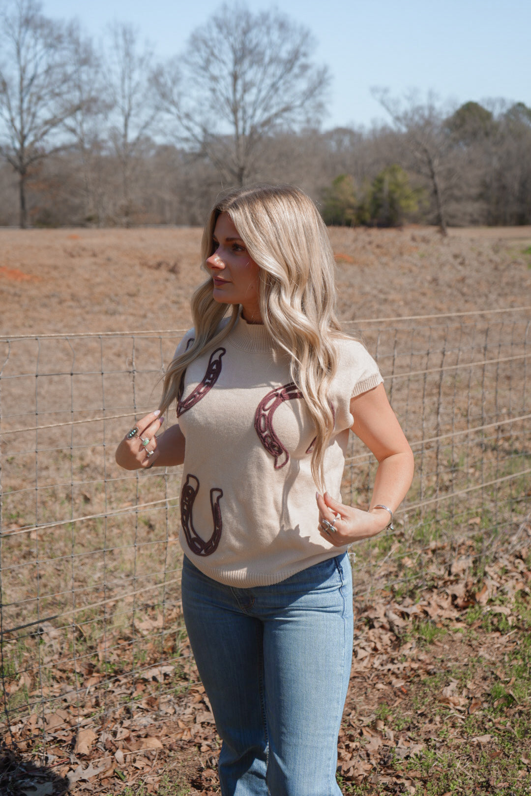 Country Luck Sweater Top