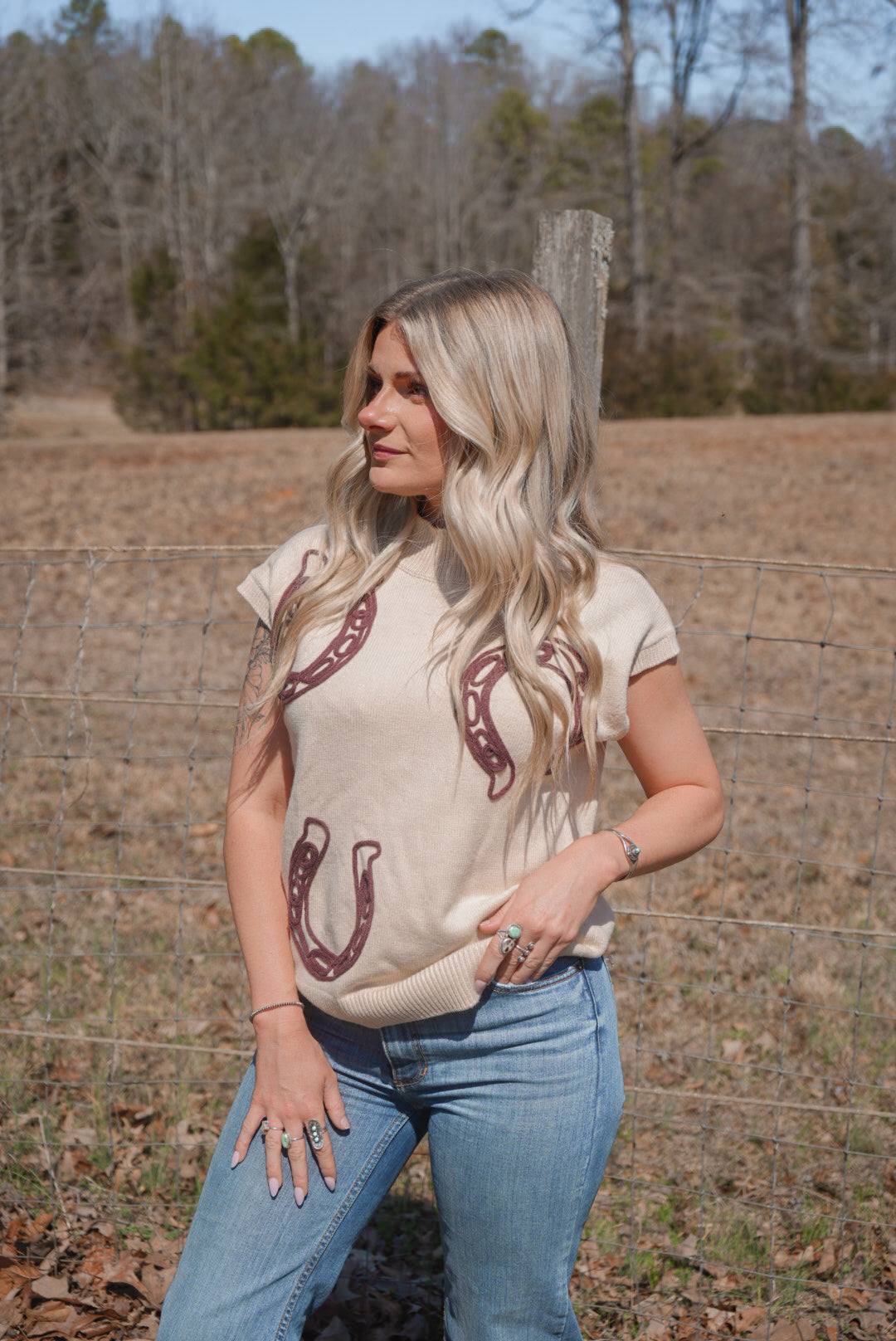 Country Luck Sweater Top