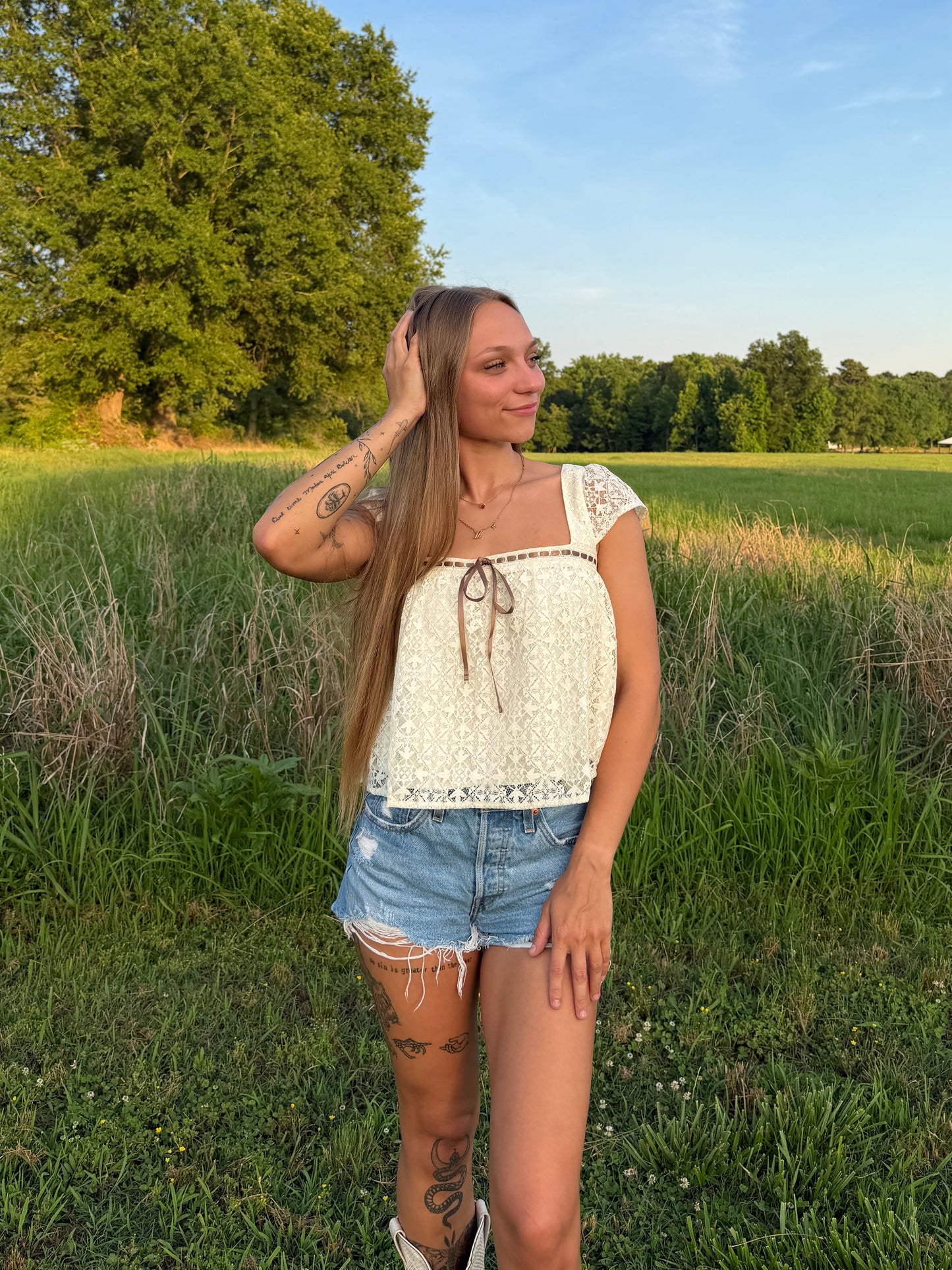 Daisy Mae Lace Top