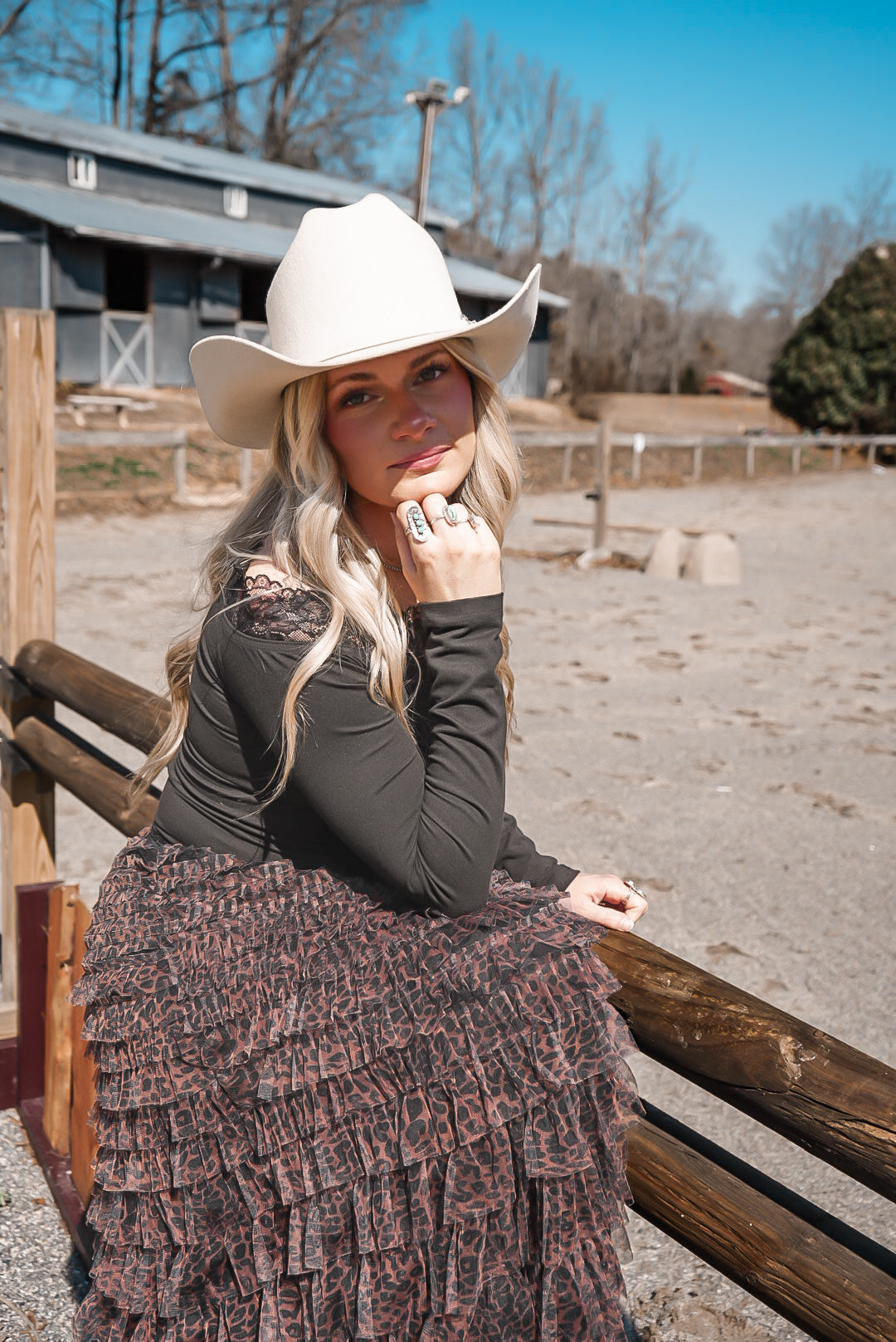 Untamed Ruffle Maxi Skirt