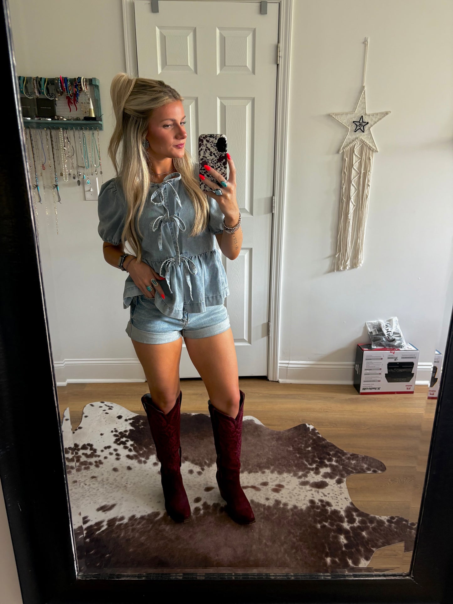 Dixie Denim Top