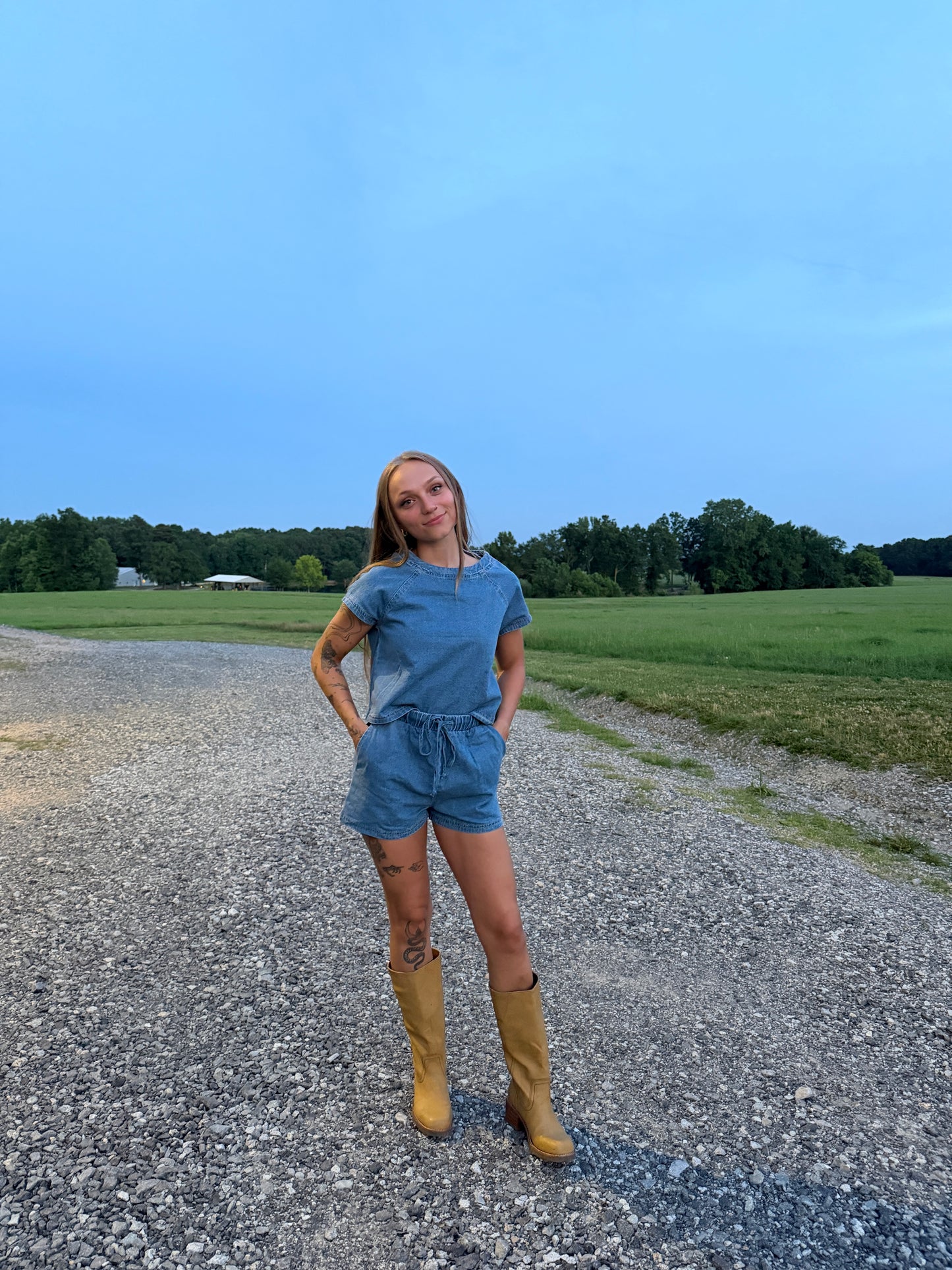 Easy Does It - Denim Set