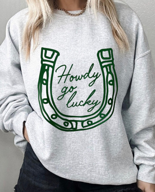 Howdy Go Lucky Crewneck