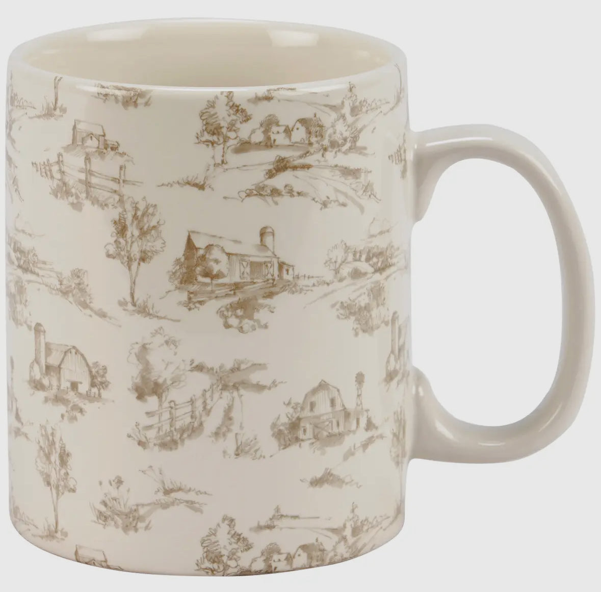 Farmhouse Toile Mug