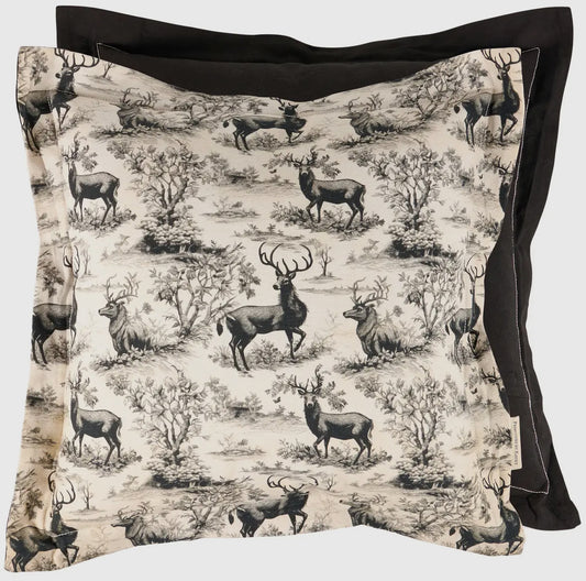 Deer Toile Pillow