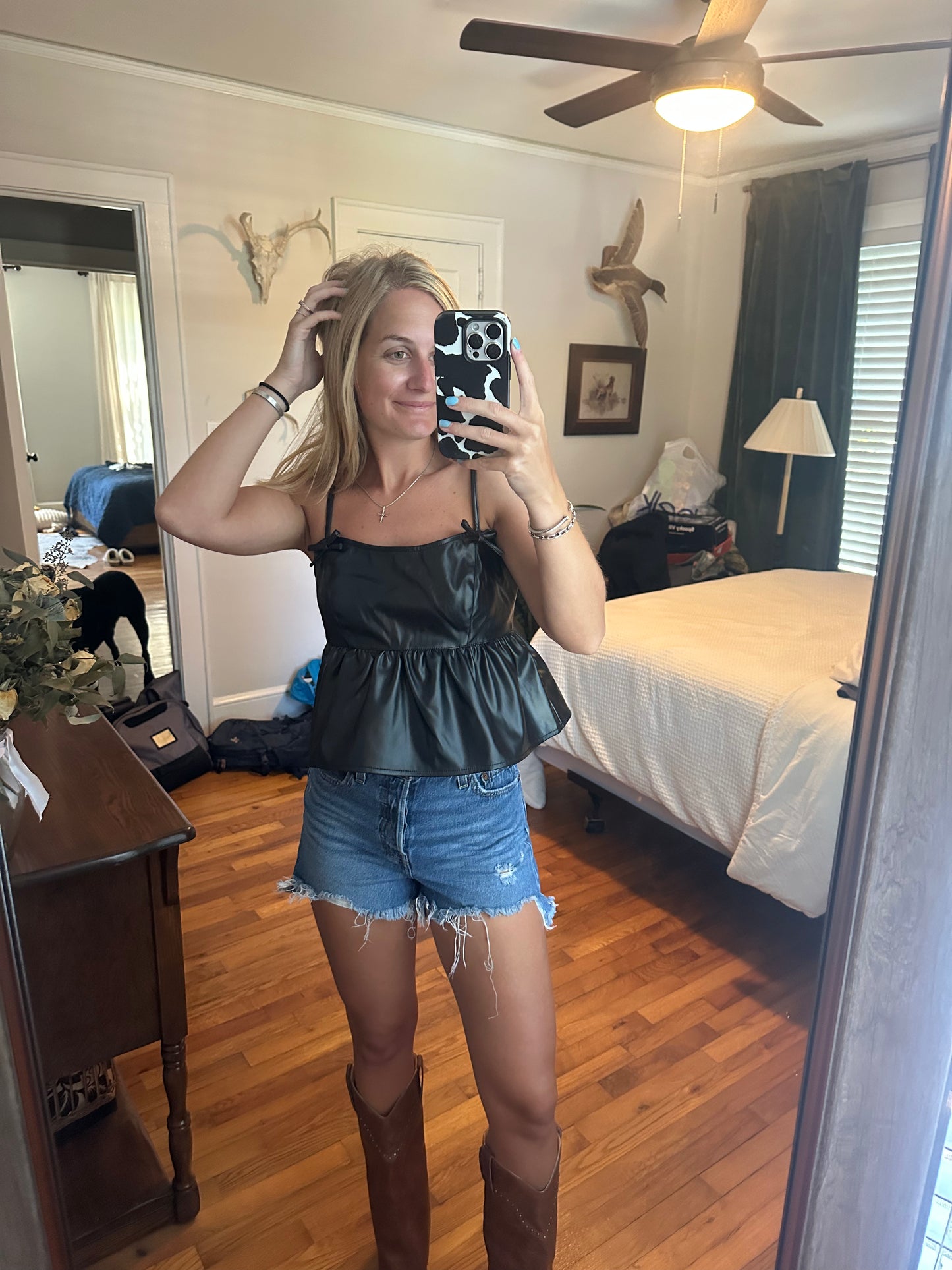 Midnight Rodeo Crop top