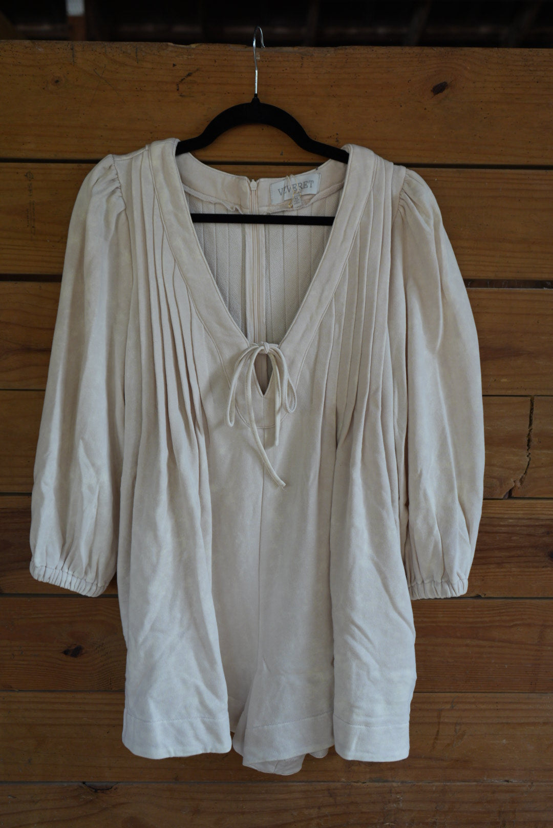 Dusty Trails Pleated Romper