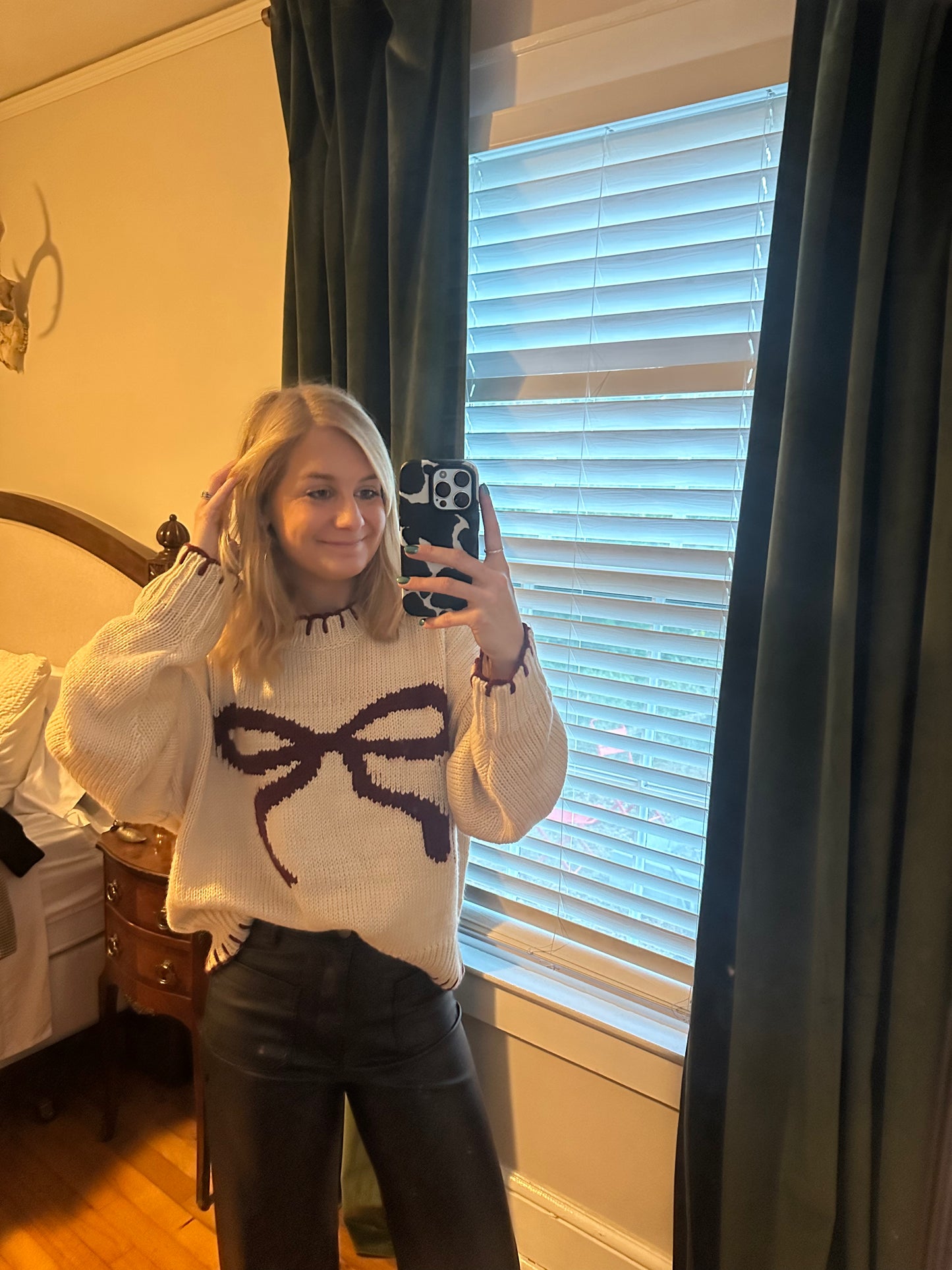 Cowgirl Ribbon Sweater