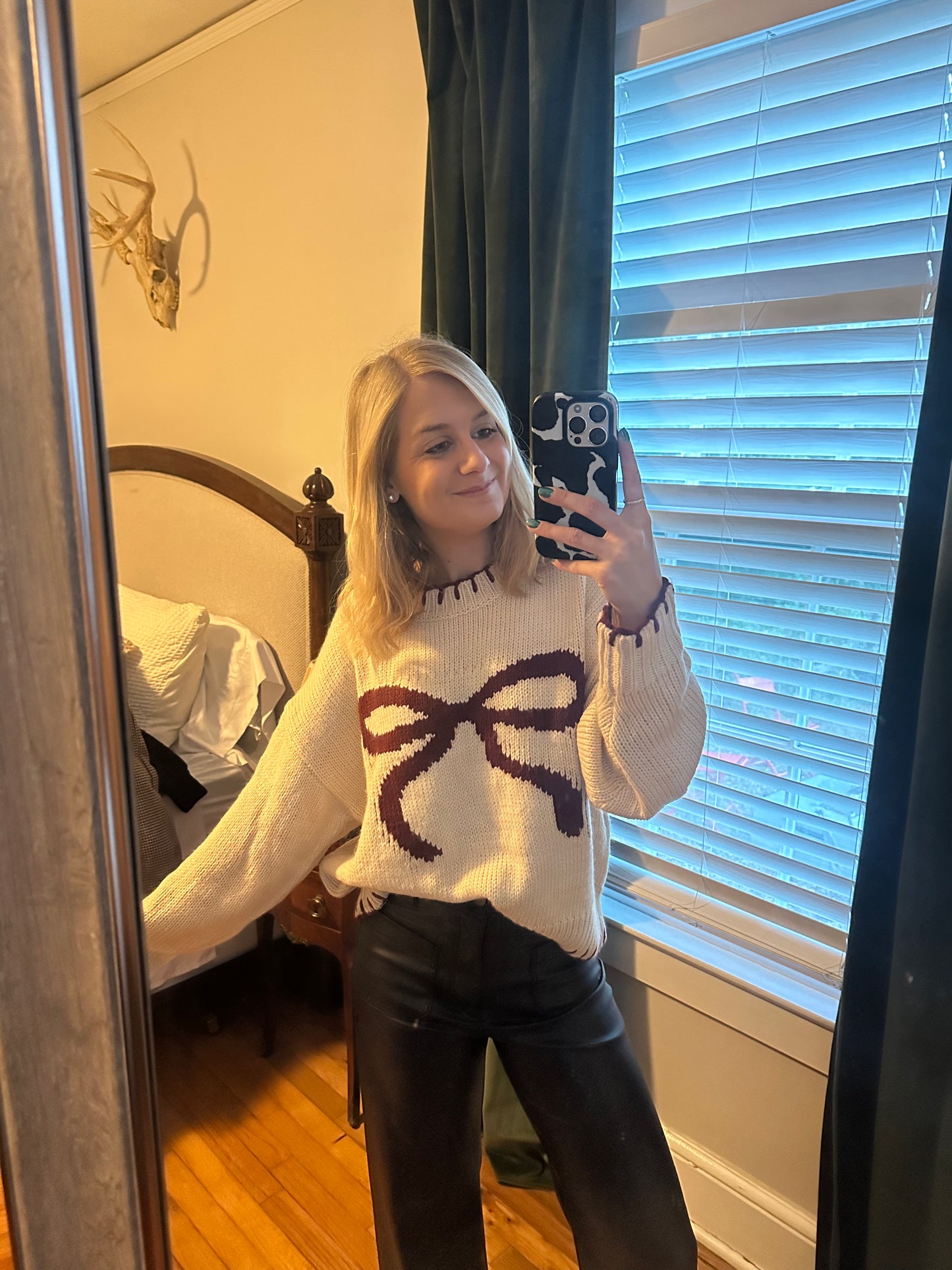 Cowgirl Ribbon Sweater