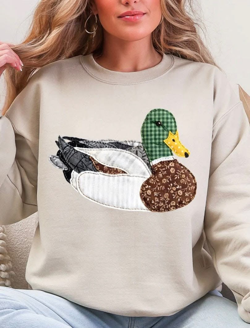 Granny’s Faux Patch Crewneck